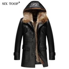 Load image into Gallery viewer, Genuine Leather Jacket Men Winter Real Fur Coat Natural