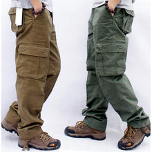 Load image into Gallery viewer, Men's Cargo Pants Mens Casual Multi Pockets Military
